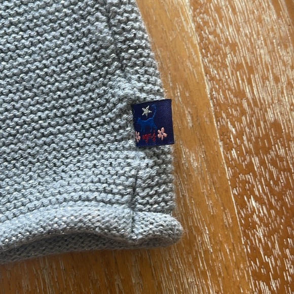 Sergent major Silver knit cardigan Girls SZ 7 - Picture 7 of 7